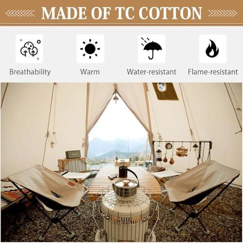 Exploring Comfort:⁣ Our Experience with the ⁤MC TOMOUNT Teepee Tent