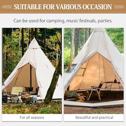 Exploring​ Comfort: Our Experience with the MC TOMOUNT Teepee Tent