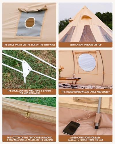 Exploring Comfort⁢ and Space: ⁢Our Review of the 16.4ft⁢ Canvas ‌Tent