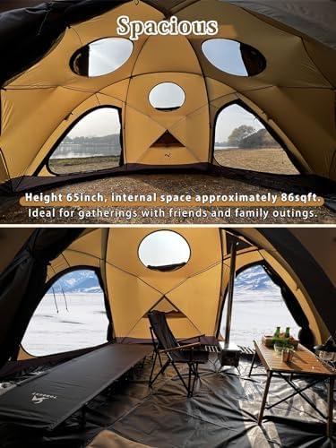 Exploring the Great Outdoors:⁤ Our Review of the Dome Hot Tent