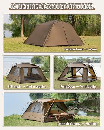 Experience ⁤Comfort and Convenience: Our Review of the MC ‌TOMOUNT Cabin tent