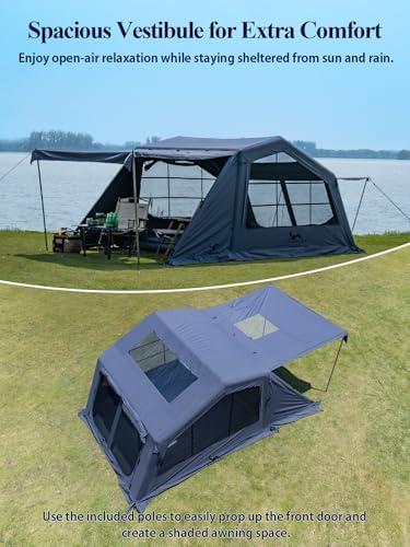 Unpacking the Comfort: Our Review of the MC TOMOUNT Inflatable Tent