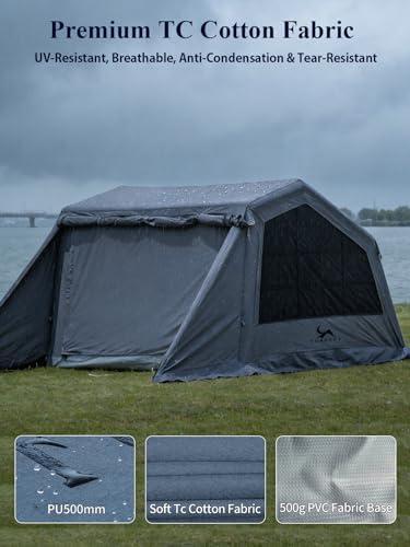 Unpacking the Comfort: Our Review of the MC TOMOUNT Inflatable Tent