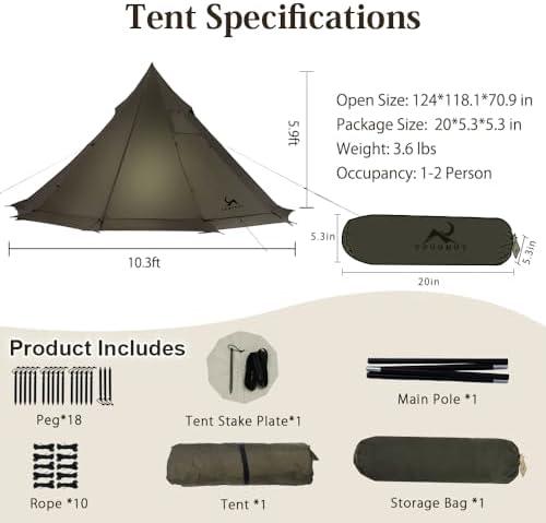 Discovering Comfort: Our Review of the MC TOMOUNT Hot Tent