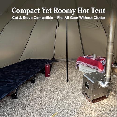 discovering Comfort: Our Review of the MC TOMOUNT Hot Tent