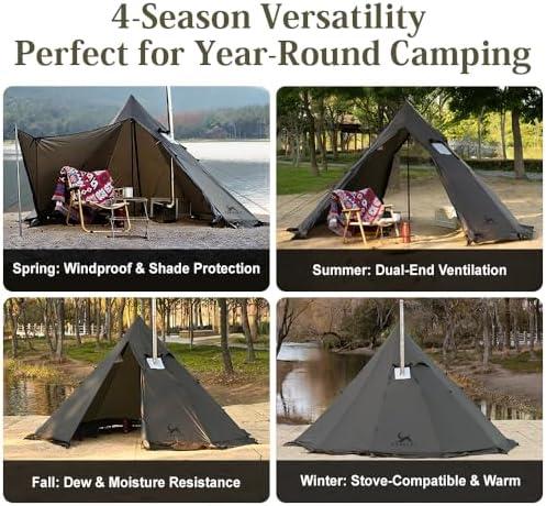 Discovering Comfort: Our Review of the MC TOMOUNT Hot Tent
