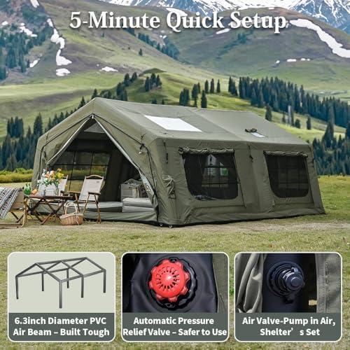 exploring the MC TOMOUNT Inflatable Tent: Our Family's Adventure